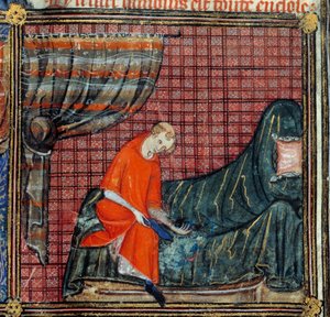 Le rêve, détail : L