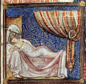 Le rêve, détail : L