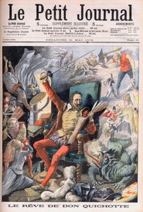 Le rêve de Don Quichotte. Illustration pour Le Petit Journal, 21 mai 1905. - French School
