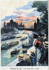 Les fêtes sur la Seine à Paris lors de l