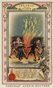 Les feux de la Saint-Jean - French School