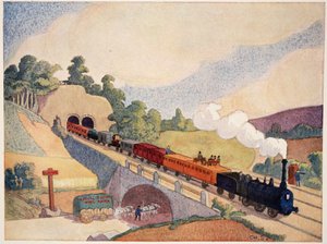 Le premier chemin de fer Paris-Rouen, copie d