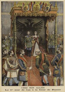 Le premier jour de la nouvelle année à la cour impériale de Russie - French School