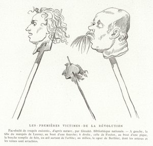 Les premières victimes de la Révolution française, juillet 1789 - French School