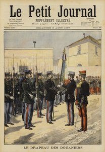 Le drapeau des douaniers, Bordeaux, France, 1897 - French School