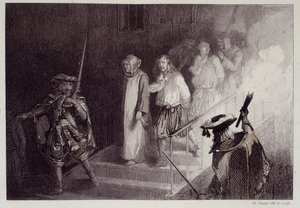 Les quatre gentilshommes bretons de la conspiration de Cellamare - French School
