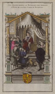 Les gentilshommes de Rethelois rendant hommage à Henri de Lautrec, comte de Rethelois - French School