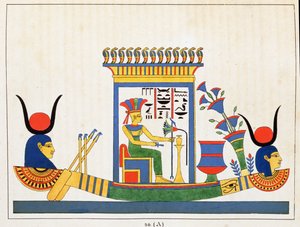 La déesse Anuket, illustration du Pantheon égyptien : collection des personnages mythologiques de l
