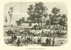 Les hémisphères de Magdebourg - French School