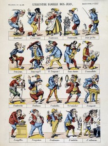 La famille illustre de Jean. Image d