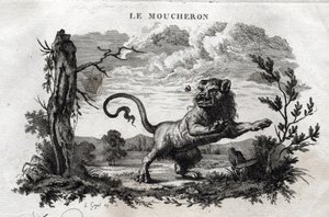 Les moucherons. Fable d