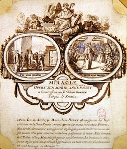 Le miracle de Marie-Anne Pollet, c.1741 - French School