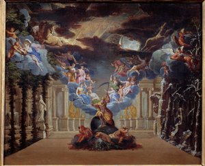 Le palais du temps, décor du prologue d