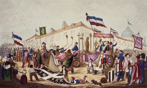 Les restes de la superstition traînés à la Convention, nov. 1793