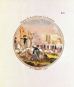 La reprise de Francfort par les Prussiens, 2 décembre 1792 - French School