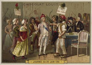 Les sans-culottes envahissent le Palais des Tuileries, Révolution française, 20 juin 1792 - French School