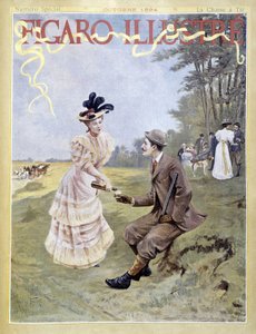 La chasse au tir - dans "Figaro illustré" - French School