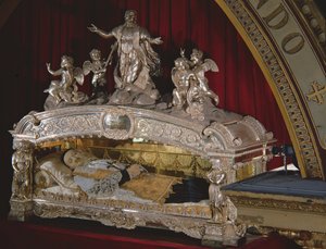 Le sanctuaire de Saint Vincent de Paul (1581-1660) 1827 (argent) - French School