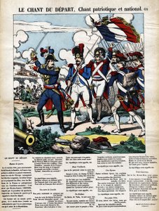 La chanson du départ, chant patriotique et national - French School