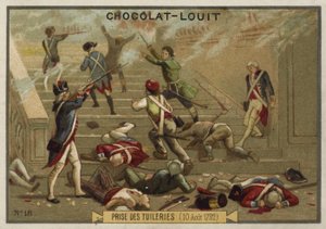 Prise du Palais des Tuileries, Révolution française, 10 août 1792 - French School