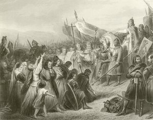 La soumission de Witikind, 785 - French School