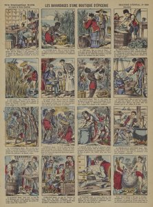 Les contes des produits dans une épicerie - French School