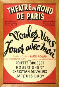 La pièce de théâtre « Voulez-vous jouer avec moâ ? » de Marcel Achard au théâtre en cercles de Paris - French School