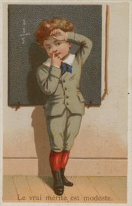 Le vrai mérite est la modestie