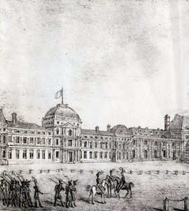 Les Tuileries - "Alphabet Pittoresque des Monuments de Paris" vers 1840 (gravure) - French School