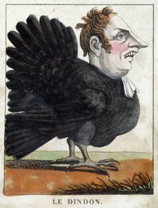La dinde en caricature, étude de caractère « caractère volatile »