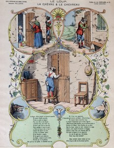 Le loup, la chèvre et le chevreau - Fables de La Fontaine en images d