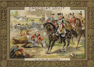 Le jeune de Thianges, soldat français - French School