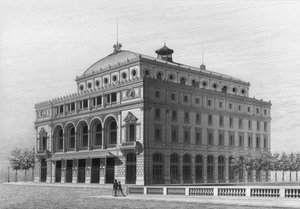 Théâtre Lyrique, maintenant le Théâtre de la Ville, Place du Châtelet, Paris - French School