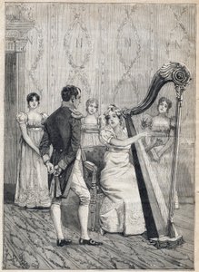 Théâtre de la Porte Saint-Martin où une pièce intitulée « Napoléon » est jouée, dans « Le Petit Parisien » le 17/12/1893 (gravure) - French School