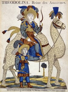 Théodolina, reine des Amazones. Image d