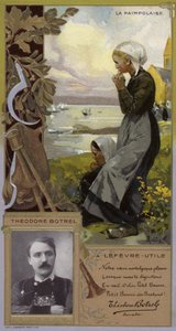 Théodore Botrel, chanteur et compositeur français (chromolitho)