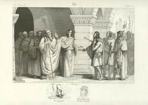 Thierry III, roi des Francs - French School