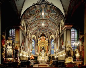 Thierenbach (68) - intérieur de la Cathédrale Notre-Dame de l
