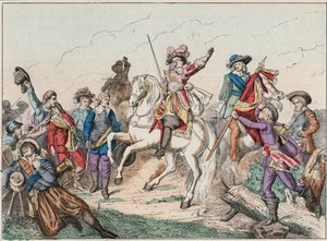 Guerre de Trente Ans (1618-1648) : Le prince Louis II de Bourbon Condé (Bourbon-Condé), connu sous le nom de Grand Condé (1621-1686), duc d