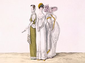 Trois Grâces parisiennes, planche 16 de Le Bon Genre, c.1810