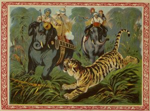 Chasse au tigre - French School