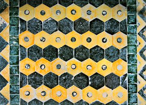 Carreaux de la chapelle de Saint Cucuphas - French School