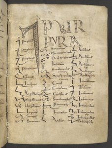 Tironian Manuscript, MS 37518 f.27r, Paris, Saint-Germain-des-Prés - French School