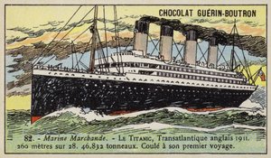 Titanic, paquebot transatlantique britannique - French School