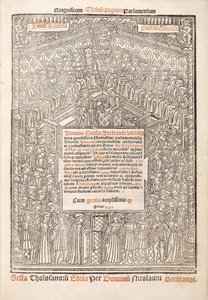 Page de titre montrant le Parlement de Toulouse, 1515 - French School