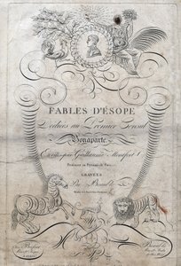 Page de titre des « Fables d