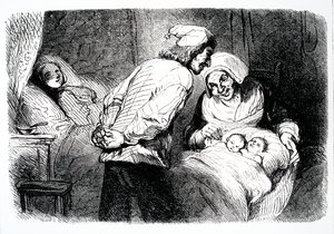 Page de titre de La Petite Fadette par George Sand, 1852 - French School