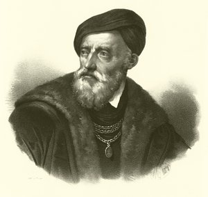 Tiziano Vecelli ou Tiziano Vecellio, connu en anglais sous le nom de Titien, portrait - French School