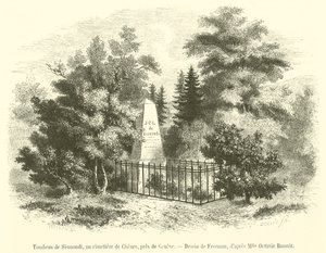 Tombeau de Sismondi, au cimetière de Chênes, près de Genève - French School