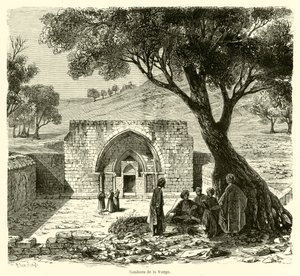 Tombeau de la Vierge (gravure) - French School